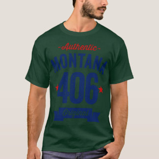 Authentischer Montana 406 Bereichscode T-Shirt