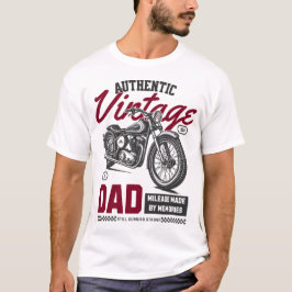 Authentischer Motorrad-T - Shirt für Vintage Vater