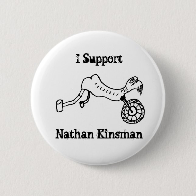 Authentischer Nathan Kinsman-Knopf Button (Vorderseite)