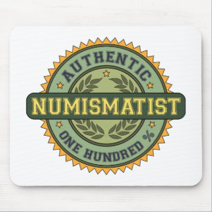 Authentischer Numismatist Mousepad