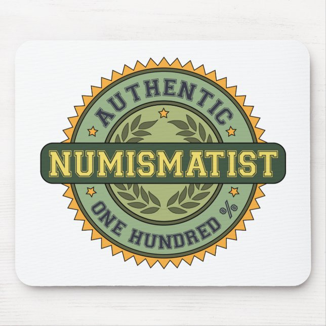 Authentischer Numismatist Mousepad (Vorne)