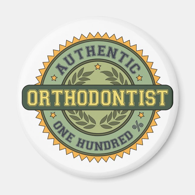 Authentischer Orthodontist Magnet (Vorne)