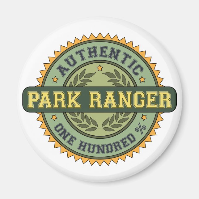 Authentischer Park Ranger Magnet (Vorne)