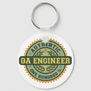 Authentischer QA-Ingenieur Schlüsselanhänger