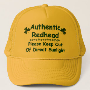 Authentischer Redhead Truckerkappe