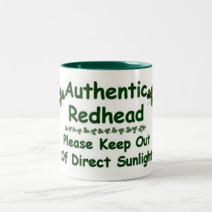 Authentischer Redhead Zweifarbige Tasse