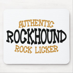Authentischer Rockhound Felsen Licker Mousepad