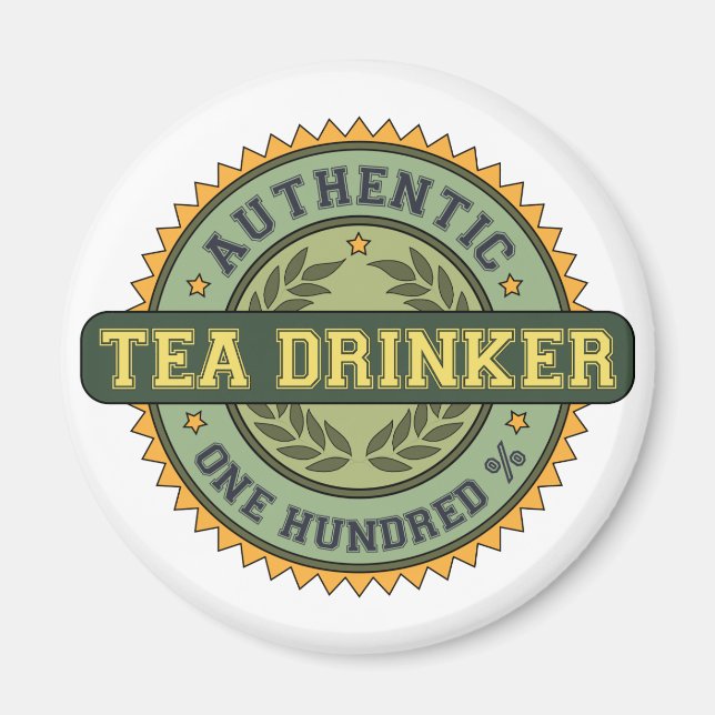 Authentischer Tea Drinker Magnet (Vorne)