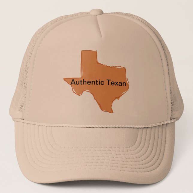 Authentischer Texan   HUT Truckerkappe (Vorderseite)
