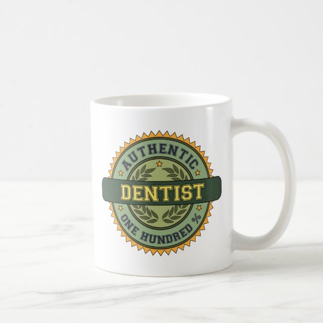 Authentischer Zahnarzt Kaffeetasse (Rechts)