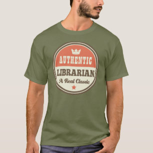 Authentisches Bibliothekar-(lustiges) Geschenk T-Shirt