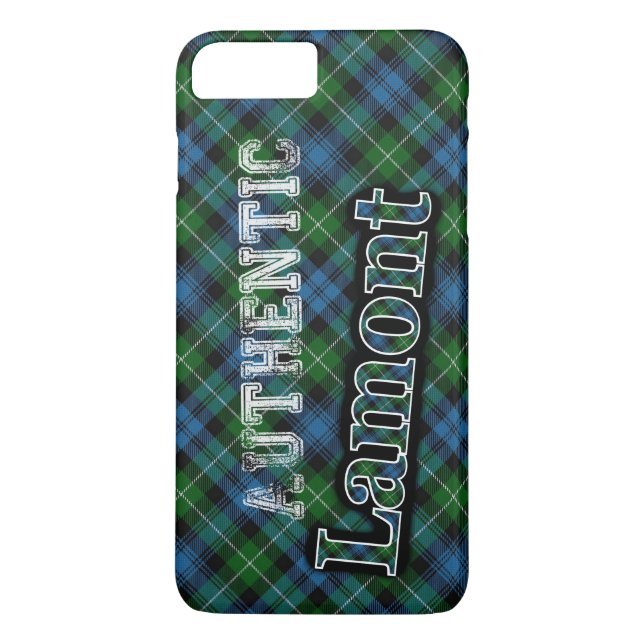 Authentisches Clan Lamont Scottish Tartan Design Case-Mate iPhone Hülle (Rückseite)
