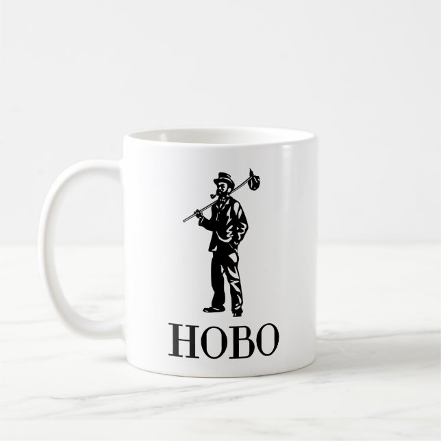 Authentisches Premium-Design des HOBO Kaffeetasse (Links)