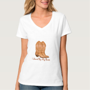 Authentisches Ranch-Hand-Wrangler Cowgirl-Boot-Des T-Shirt