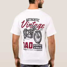 Authentisches T-Shirt für den Vintagen Vater mit M