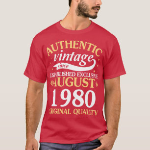 Authentisches Vintag seit etablierten exklusiven A T-Shirt