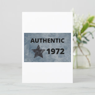 Authentisches Vintage-Star-Retro-Geburtstagsdesign Einladung