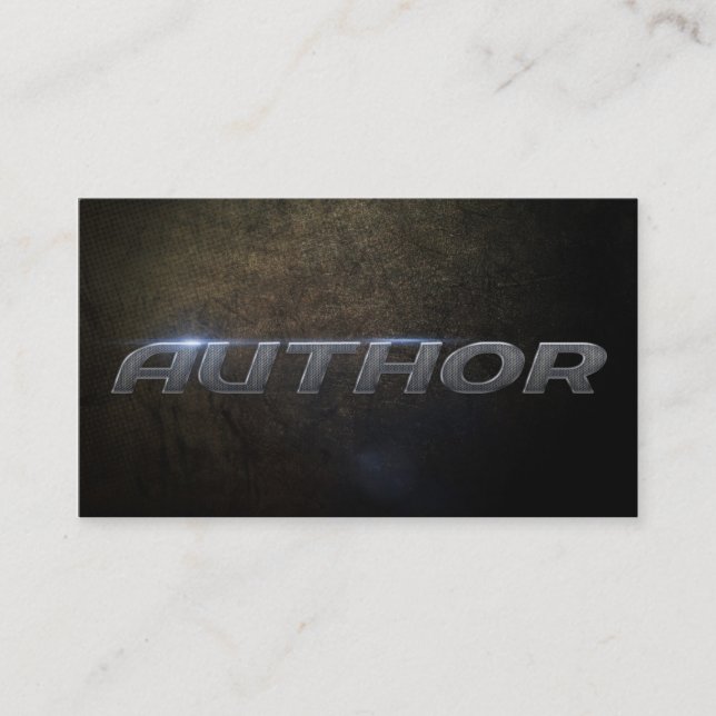 Author Business Card Visitenkarte (Vorderseite)