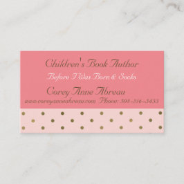 Author Business Card Visitenkarte