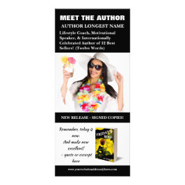 Author Event Advertisement Werbeaktion QR Code Bla Werbekarte