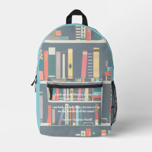 Author Quote Backpack von Sommer Hamilton Bedruckter Rucksack