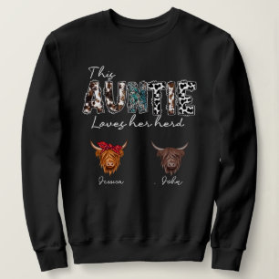 Autie Lieben ihre Herde Sweatshirt