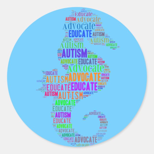 Autism Advocate and Educating Stickers GoTeamKate (Devant)