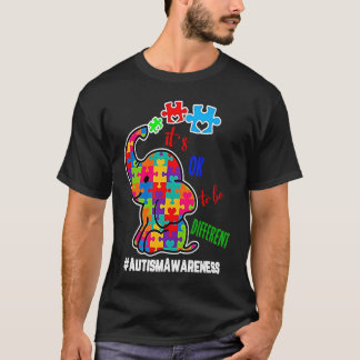 Autism Awareness Acceptance Women Kid Its Ok To Be T-Shirt