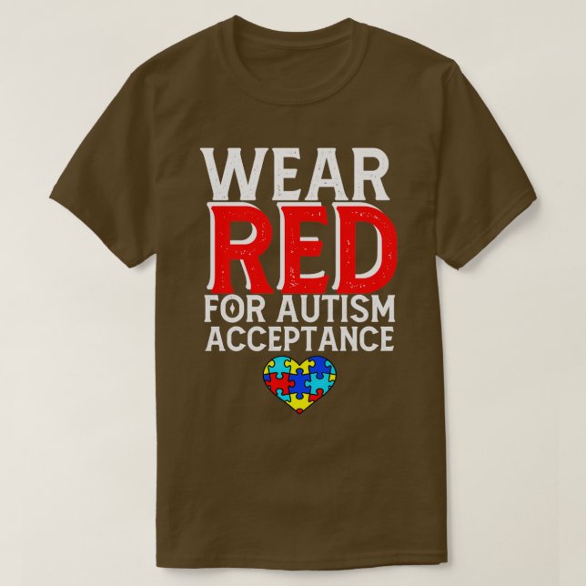 Autism Awareness and Acceptance 1 T-Shirt (Design vorne)