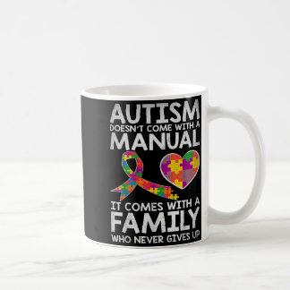 Autism awareness autism doesn't come with a manual kaffeetasse