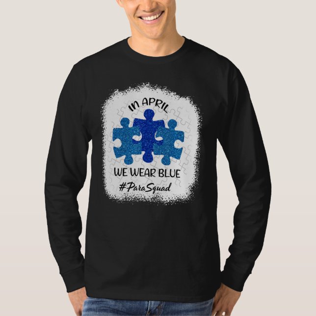 AUTISM AWARENESS Im April tragen wir blaues Paradi T-Shirt (Vorderseite)