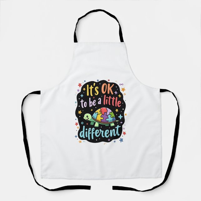 Autism Awareness It's Ok To Be A Little Different  Schürze (Vorderseite)