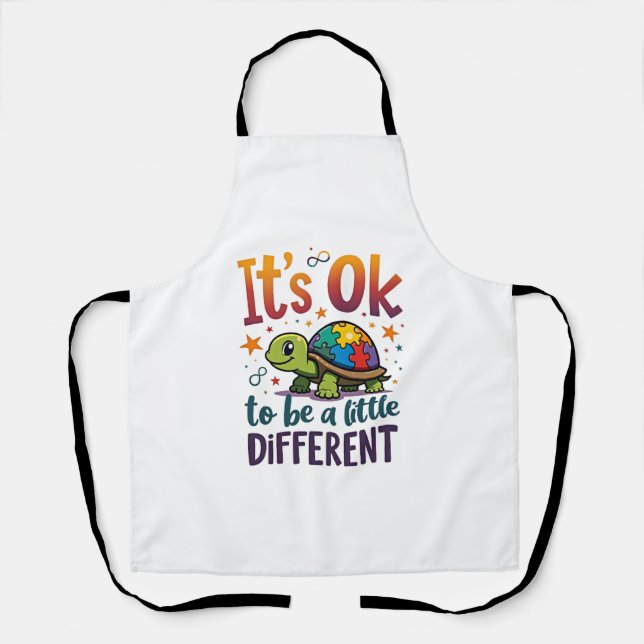 Autism Awareness It's Ok To Be A Little Different  Schürze (Vorderseite)