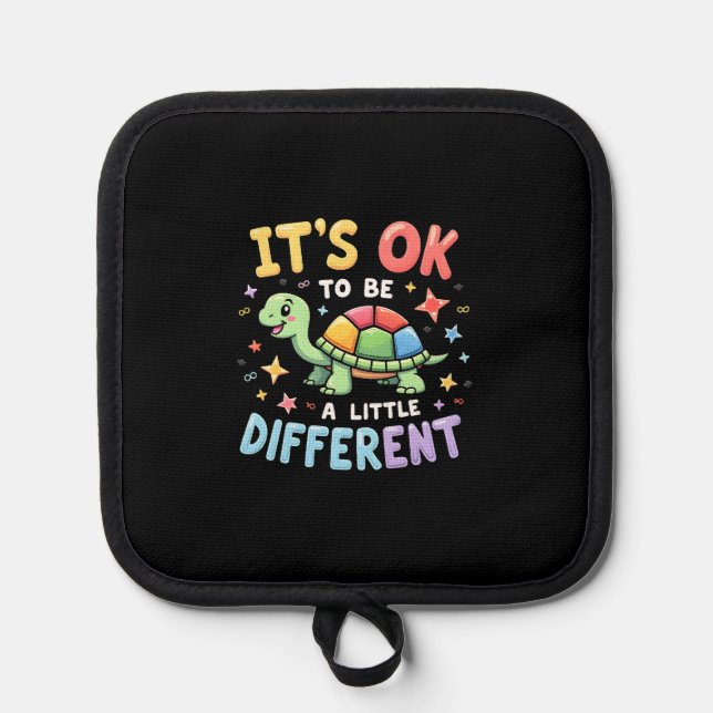 Autism Awareness It's Ok To Be A Little Different  Topflappen (Vorderseite)