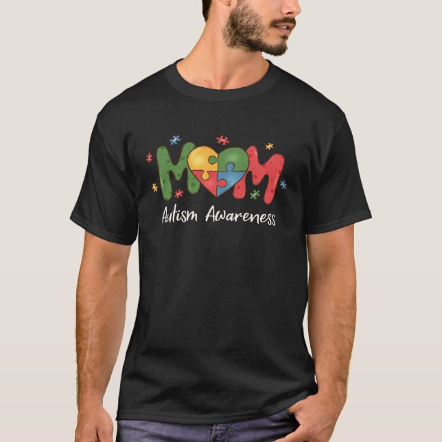 Autism Awareness Love Puzzle ASD Acceptance Men Wo T-Shirt (Vorderseite)