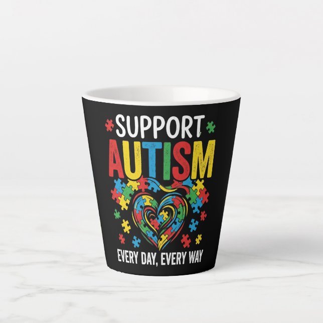 Autism awareness milchtasse (Vorderseite)