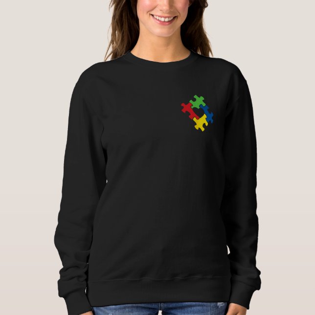 Autism Awareness Month Puzzle Sweatshirt (Vorderseite)