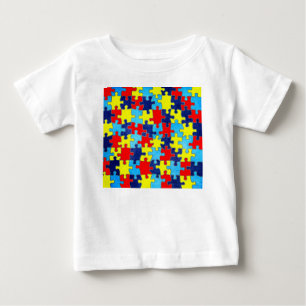 Autism Awareness-Puzzle by Shirley Taylor Baby T-shirt