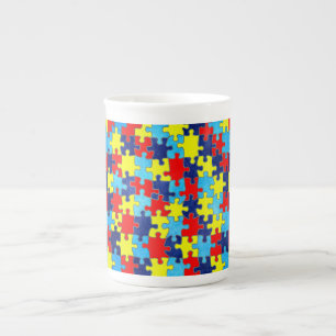 Autism Awareness-Puzzle by Shirley Taylor Prozellantasse