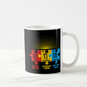 Autism Awareness Puzzle Chemical Element Kaffeetasse