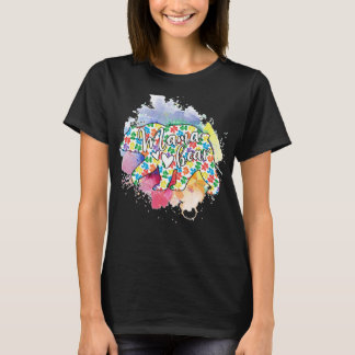 Autism Awareness Puzzle Christmas Autistic Xmas Pa T-Shirt