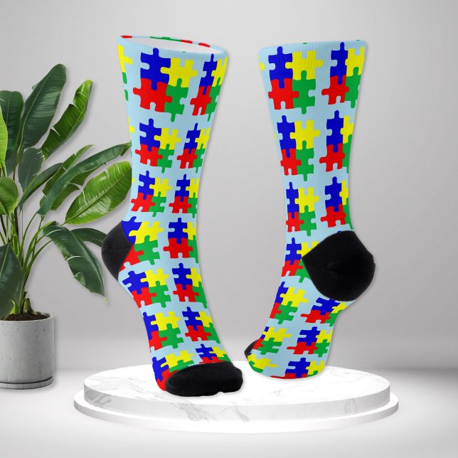 Autism Awareness Puzzle Unisex Novelty  Socken (Von Creator hochgeladen)