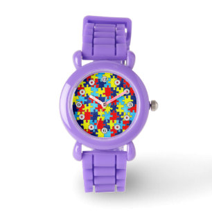 Autism Awareness-Puzzle von Shirley Taylor Armbanduhr