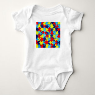 Autism Awareness-Puzzle von Shirley Taylor Baby Strampler