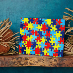 Autism Awareness-Puzzle von Shirley Taylor Fotoplatte