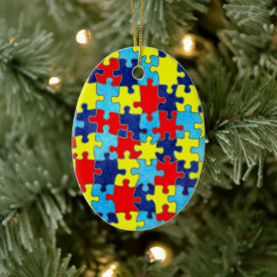 Autism Awareness-Puzzle von Shirley Taylor Keramikornament