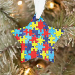 Autism Awareness-Puzzle von Shirley Taylor Ornament