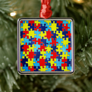 Autism Awareness-Puzzle von Shirley Taylor Ornament Aus Metall
