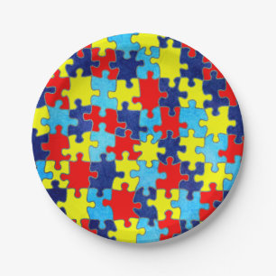 Autism Awareness-Puzzle von Shirley Taylor Pappteller