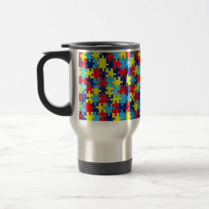 Autism Awareness-Puzzle von Shirley Taylor Reisebecher